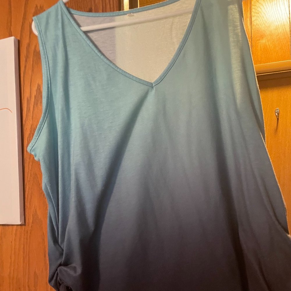 Blue Fade Tank